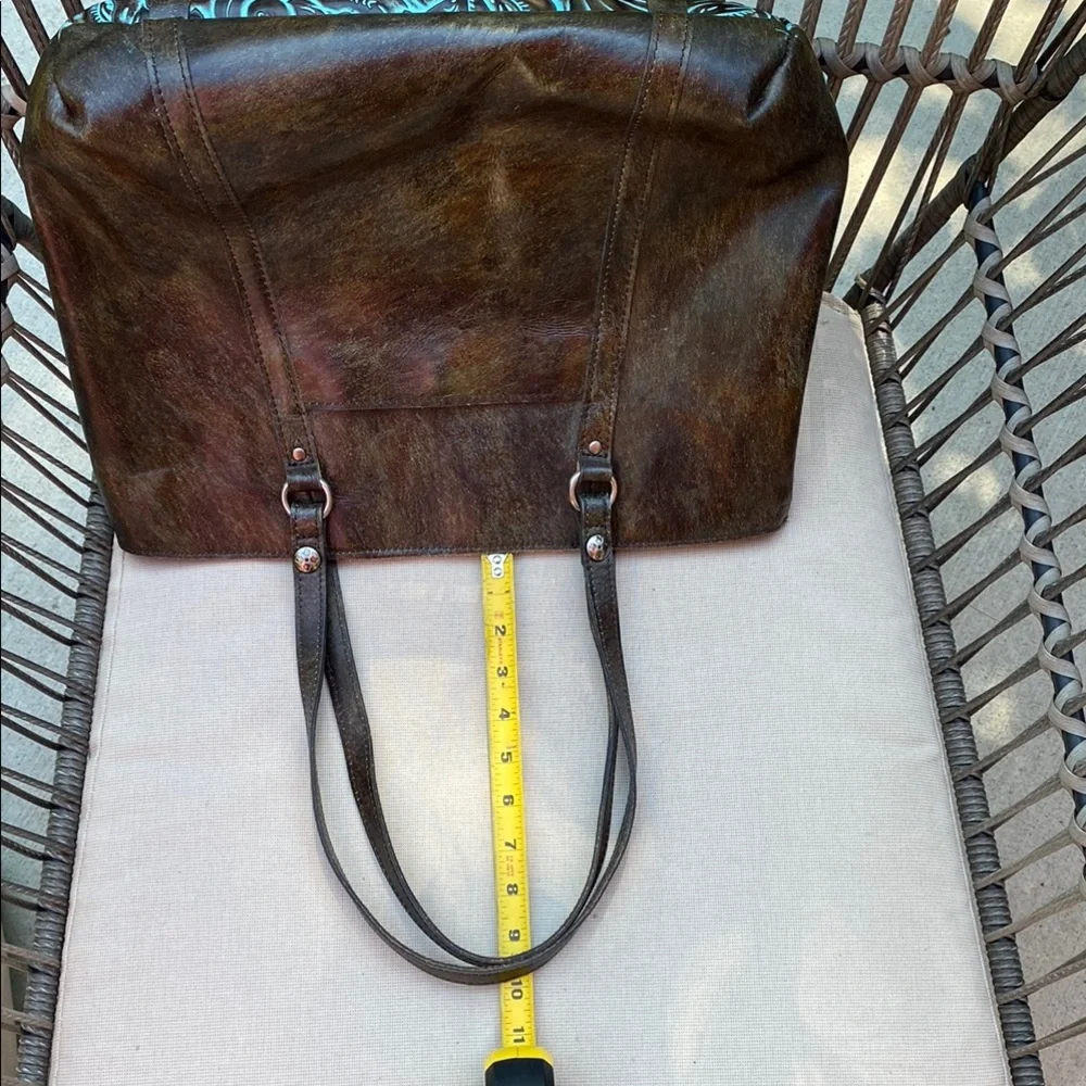 Patricia Nash Turquoise Tooled Leather Bag - Picture 15 of 16